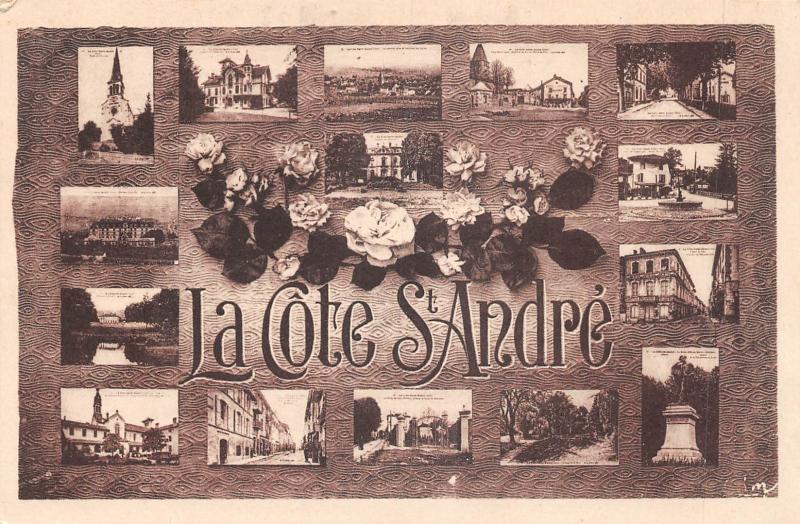 Carte postale ancienne La Cote Saint Andre