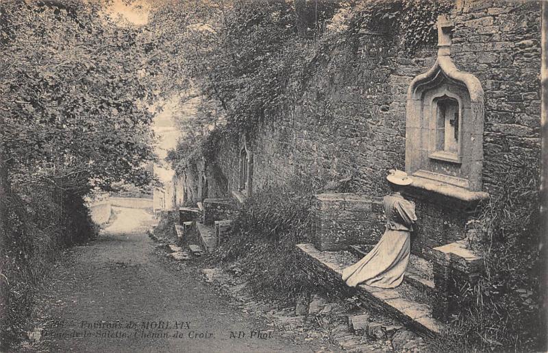 Carte postale ancienne Env.de Morlaix - Chemin De Croix De Salette à Morlaix