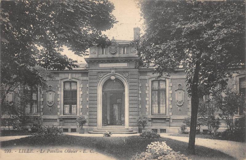 Carte postale ancienne Lille - Le Pavillon Olivier à Lille
