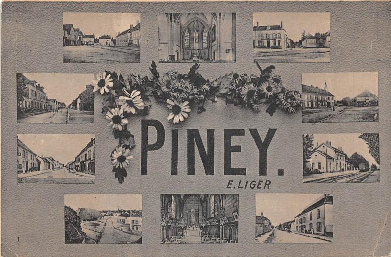 Carte postale ancienne Piney à Piney