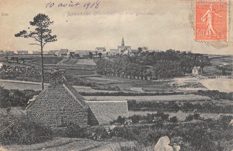 Carte postale ancienne Carantec - Vue Generale à Carantec