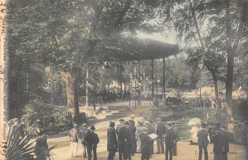 Carte postale ancienne Toulouse - Grand Rond - Square De La Musique à Toulouse