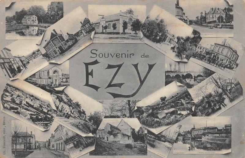Carte postale ancienne Souvenir De Ezy