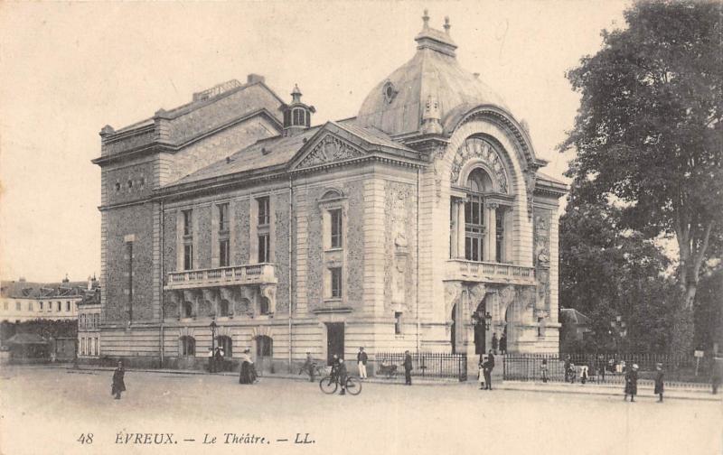 Carte postale ancienne Evreux - Le Theatre à Évreux