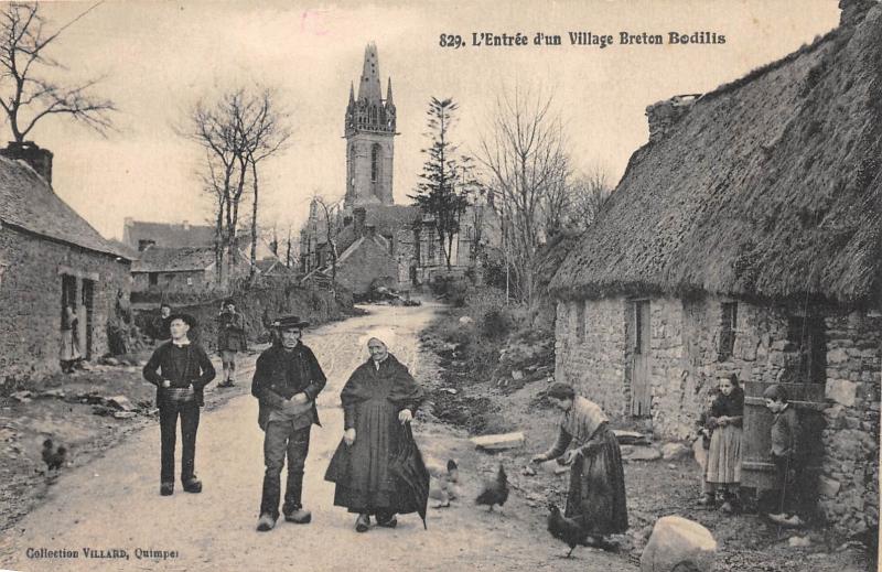 Carte postale ancienne Bodilis à Bodilis