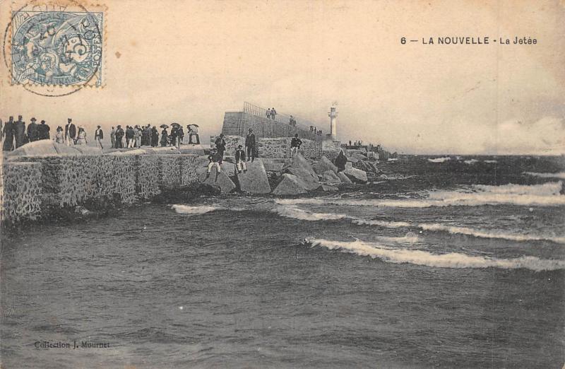Carte postale ancienne La Nouvelle - La Jetee