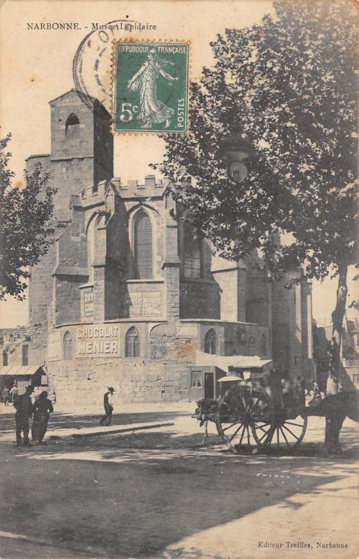 Carte postale ancienne Narbonne - Musee Lapidaire à Narbonne