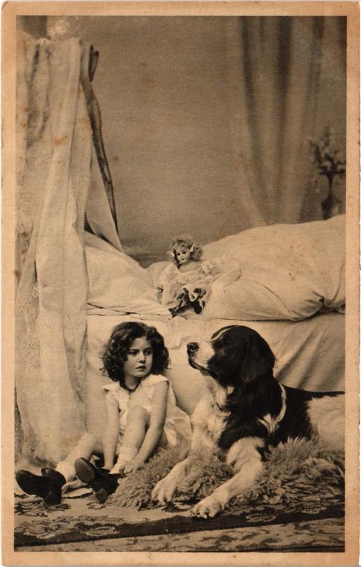Carte postale ancienne Dogs