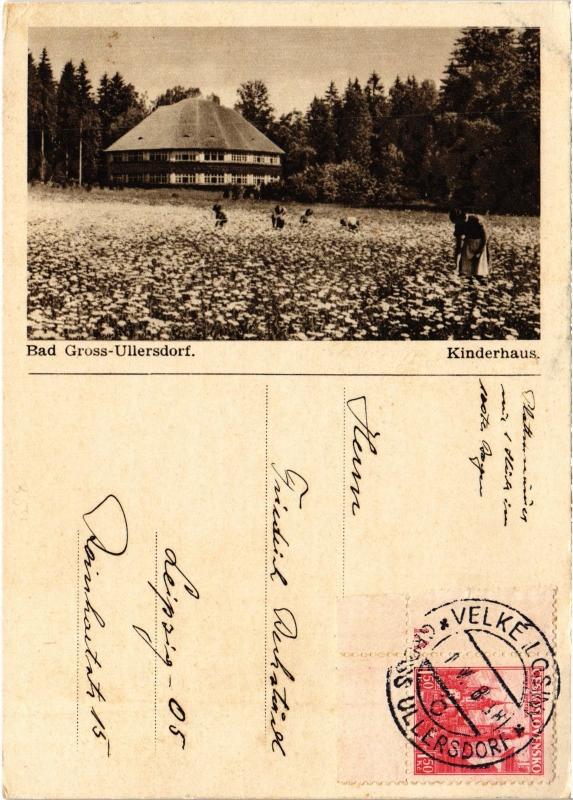 Carte postale ancienne Bad Gross-Ullersdorf Czechia