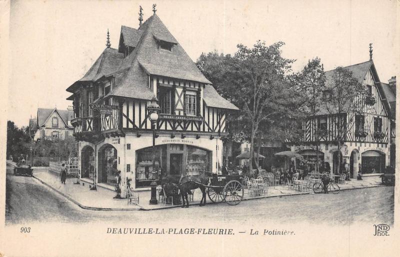 Carte postale ancienne Deauville - La Potiniere à Deauville