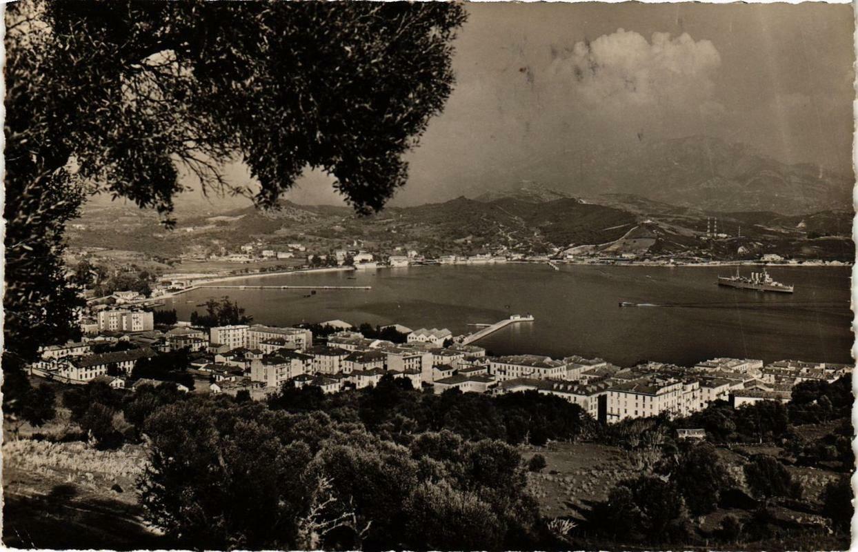 Carte Postale Ancienne Ajaccio Corse Vue Générale Début 1900 Très Bon État