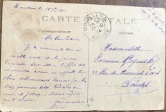 Carte postale ancienne La Grande Guerre 1914 à Albert