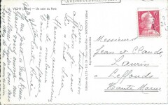 Carte postale ancienne Un Coin du Parc à Vichy