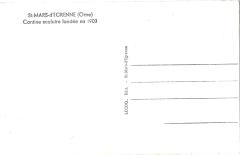 Carte postale ancienne Saint Mars D Egrenne - Cantine scolaire fondée en 1903 à Saint-Mars-d'Égrenne